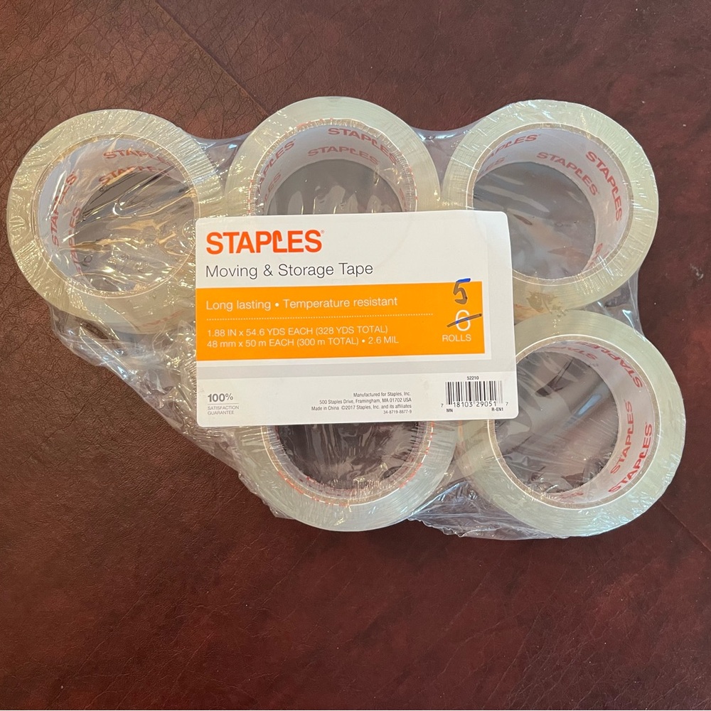 Staples Moving & Storage Tape